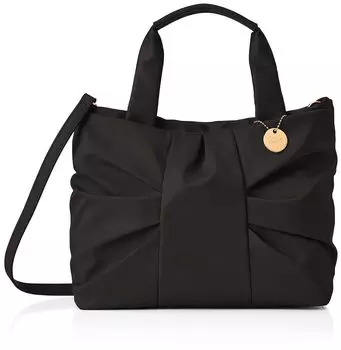 WEB limited ribbon 2way tote bag BK [Kashkash] 11-00-01490 Women s