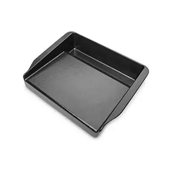 Weber электрическая печь-барбекю Pulse, специальная сковорода, чугунная плита, эмалированная, год, черная, маленькая [2 гарантии] чёрный