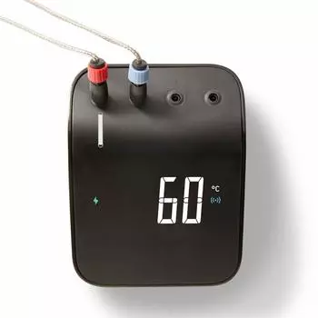 Weber BBQ Stove Digital Device Thermometer Weber Connect Smart Grill Hub 3203 Japanese Product 2 Year Black [Genuine Warranty] чёрный