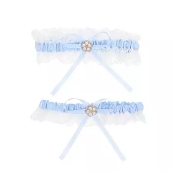 Wedding for Bride Lace Garters Supplies Bow Tie Leg Bowknot Bridesmaid