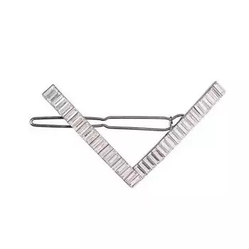 Wedding Ornament Cubic Zircon Crystal Geometric Hair Jewelry Hair Accessories Hairpins Hair Clips