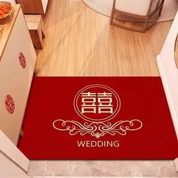 Wedding Wind Door Floor Mat Household Door Door Foot Mat Doorway Scraping Dust Mat Can Scrub Mat 40*60cm