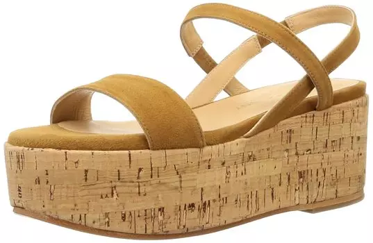Wedge Sandals RIMINI cm [Perrico Sunny] Women s 24.0 коричневый