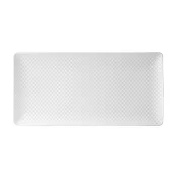 Wedgwood Gio Rectangular Serving Tray, 12.7 , White