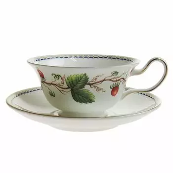 Wedgwood Wild Strawberry Archive Tea Peony Cup_Saucer [Товар] 40007435/7434