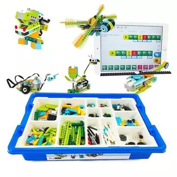 WeDo 2.0 Образовательные функцииСовместимые детали 45300 Основной набор Строительные блоки Игрушки своими руками Рождественские подарки
