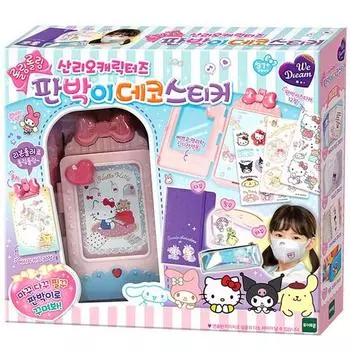 Персонажи WeDream Sanrio, наклейка для создания декоративных игр, разноцветные, 1 шт., популярный персонаж в Корее
