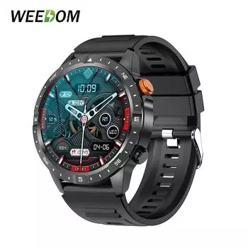 WEEDOM 1,43-дюймовый Amoled HD-экран, мужские умные часы с Bluetooth и вызовом, спортивные фитнес-трекер, монитор сердечного ритма, умные часы для Android IOS