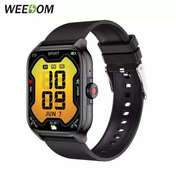 MEVADEN 1,85-дюймовый большой экран Bluetooth-звонок умные часы для мужчин и женщин спортивный фитнес-трекер умные часы для Android IOS 260 мАч часы QX15 чёрный