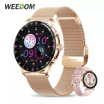 MEVADEN Bluetooth Call Smart Watch Women Custom Dial Watch Sport Fitness Bracelet Clock Fashion Lady Smartwatch For Android IOS