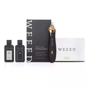 WEEED Weed Clear Smooth Set Pore всасывающий тоник хлопок [Содержимое набора] (всасывающая машина), (01 чистый/02 тон),