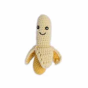 weegoamigo Rattle Baby Toy Rattle Stuffed Toy Newborn Crochet Rattles Banana Banana GTCRRA0776
