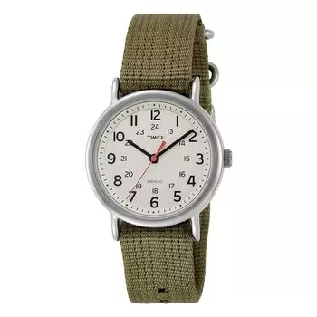 Weekender Watch T2N651 TIMEX Brass Mineral Glass Nylon White [Timex] Men s -