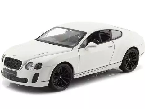 WEELY Bentley Continental Мини-автомобиль Bentley Continental Supersports 1/24 (белый) [Элемент] белый