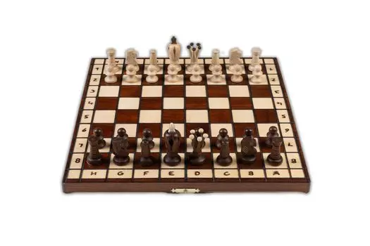 Wegiel Wooden Chess Set Chess Board Set 36 Chess Board Польша Оригинальный продукт KING S (Кингс 36)