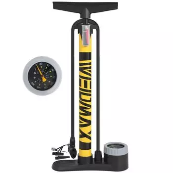 WEIDMAX Велосипедный воздушный насос Напольный насос Совместим с американским и британским 160 PSI 11 с давлением Портативный воздушный насос для дорожных велосипедов, поплавков и мячей -