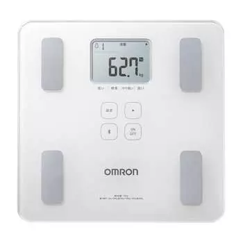 Weight Body Composition Monitor Body Scan HBF-228T-SW Shiny White