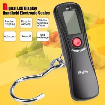 WEIHENG 50 кг/10 г цифровые весы для багажа с ЖК-дисплеем электронные ручные дорожные весы
