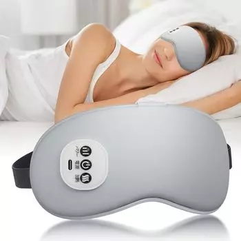 WEIPAI Hot Eye Mask перезаряжаемая маска для глаз беспроводная многофункциональная согревающая маска для глаз размер регулируемый таймер затемнения функция 3 уровня нагрева режим вибрации