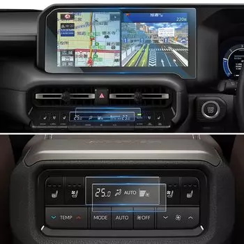 WEIPIN набор из 5 новых защитных пленок для Toyota Land Cruiser 250 2024 года выпуска, дюймовая навигация, кондиционер, задний кондиционер VX ZX Land Cruiser 250 Car