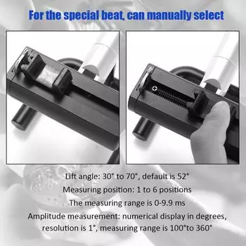 WeiShi No.1000/No.1900 Timegrapher Инструмент для тестирования часов Тестер часов для ремонтников-любителей Инструмент для проверки часов Тест времени