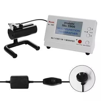 WeiShi No.1900 Многофункциональный профессиональный хронограф Точные механические часы Тестовый ремонт EU Plug