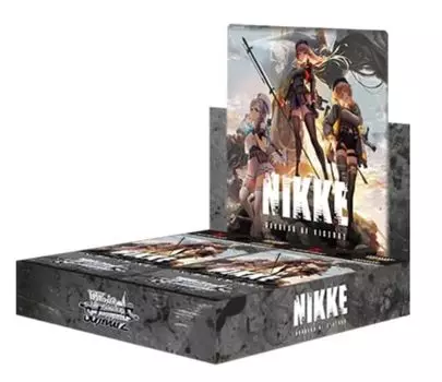 Weiss Schwarz Бустерный набор Богиня NIKKE неоткрытый Победа (Первое издание, в термопленке, коробка)