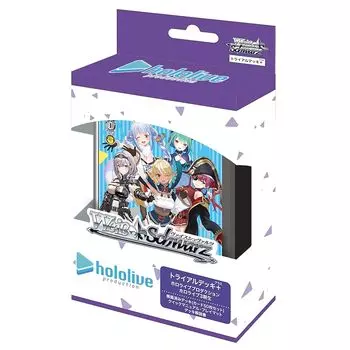 weiss schwarz Пробная колода + (более) голографическое живое производство Hololive 3-го поколения