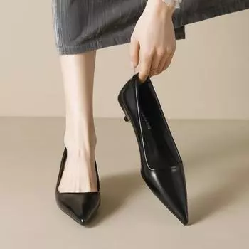 Weiwei girl 378-1 not tired feet high heels women s stiletto heels French commuter work shoes light mouth single shoes women pointed 34