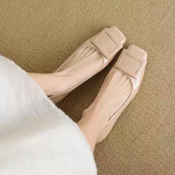 Weiwei Girl 9806-8 French High Heels Women s Head One Pedal Work Shoes Shallow Mouth Temperament Commuter Shoes 34 чёрный