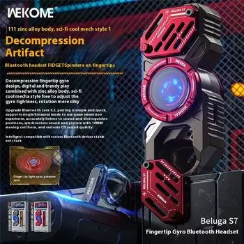 WEKOME Bluetooth-гарнитура для игр Игровая гарнитура True Wireless чёрный