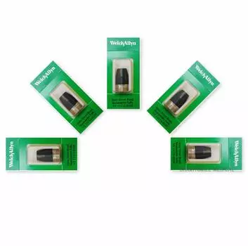 Welch Allyn Запасные лампочки x Галоген Hillrom Отличный дополнительный свет для спокойствия 07600-U 5 штук (для ручных фонариков) (Бело-желтый) Ценность,