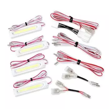 Welcome lamp foot lamp set for Vezel RV Specially easy to foot interior custom dress M YOURS. + [Color White] designed, install, light, Vezel, Honda,