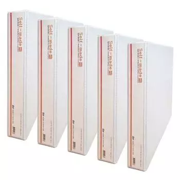 Добро пожаловать в папку-регистратор с D-образными кольцами на 3 отверстия, 5 см, белая, прозрачная