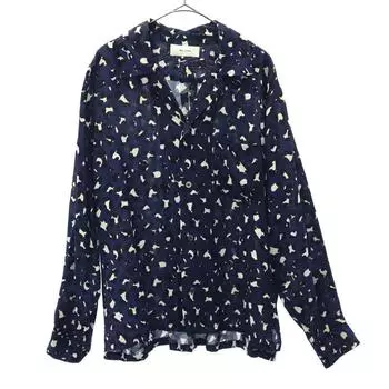 WELDER 19ss Overall handle Long sleeve Open collar shirt 3 Navy Men s Used