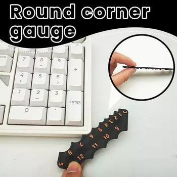 Welding Gauge Radius Contour Gauge Concave Check Small Concave Measuring Tool Reference Contour Ruler For Carving Engineering CHINA