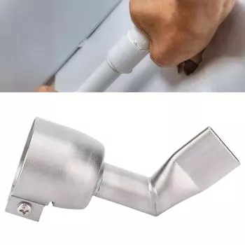 Welding Gun Nozzle Flat 120 Degree Stainless Steel Hot Air Plastic Weld Torch Accessories Hot Air Welding Nozzle