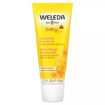 Weleda, Baby, Nourishing Face Cream, Calendula Extract, 1.7 fl oz (50 ml)