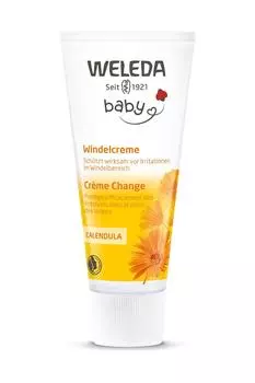 WELEDA Calendra Baby крем под подгузник 75 мл Calendra Baby бальзам для ухода за ягодицами подгузник нежный травяной аромат натуральные ингредиенты органический [официальный]