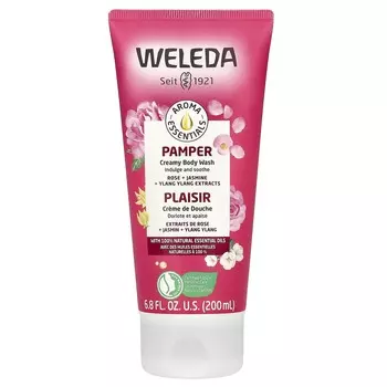 Weleda, Pamper, Creamy Body Wash, Rose + Jasmine + Ylang Ylang Extract, 6.8 fl oz (200 ml)