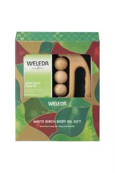 WELEDA White Birch Body Oil Gift 100ml Cassa Coffret с рулоном Present Natural derived Ingredients Organic [Официальный]