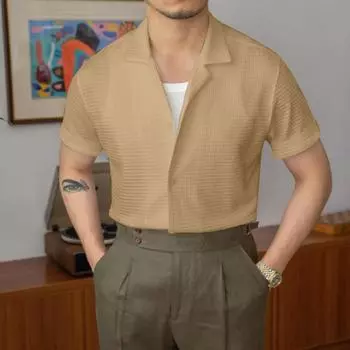 великолепная рубашка из сирсакера M