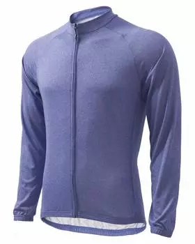 Welkruz Long Sleeve Cycling Cycling Road Bike Cycling Men s Jersey, Spring/Summer Apparel, Jersey, Shirt, WL-BB057 (Heather Blue, XXL)
