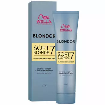 Wella Blondor Soft Blonde 7 Oil Infused Cream Lightener 200 г