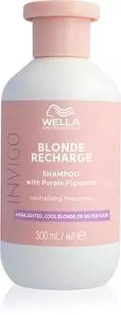 Wella Professionals Invigo Blonde Recharge shampoing pour cheveux blonds anti-jaunissement TU прозрачный