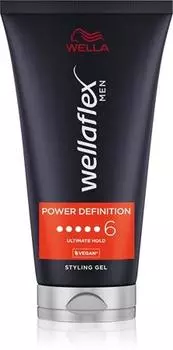 Wella Wellaflex Men Гель для волос экстрасильной фиксации TU прозрачный