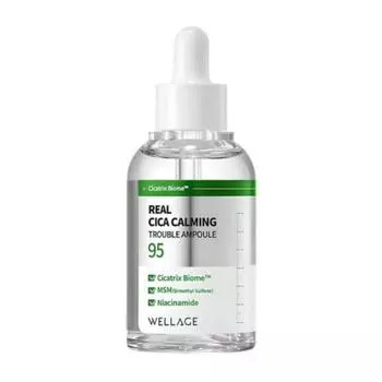 Wellage Real Cica Calming 95 Trouble Ampoule, 50 мл