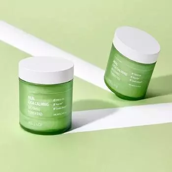 Wellage Real Cica Calming Big Embo Toner Pad 160 мл, 70 шт.