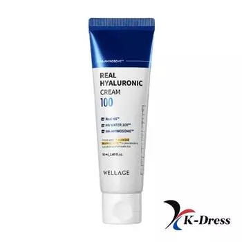 Wellage Real Гиалуроновый крем 100 50мл 1 PCS