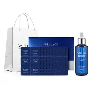 Wellage Real Hyaluronic 120 капсул 60 шт + активная ампула 70 мл + сумка для покупок, 1 набор
